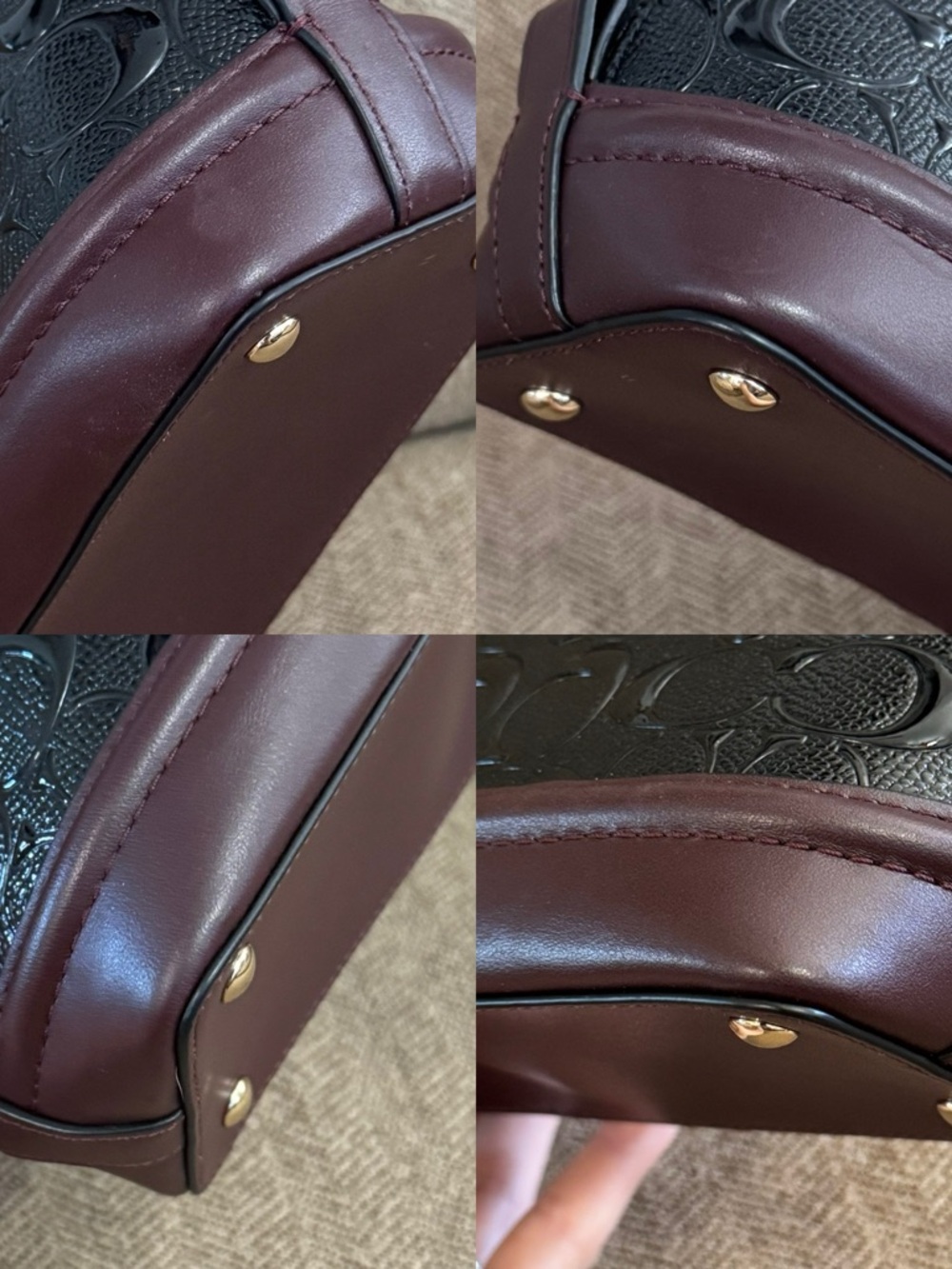Coach Sierra satchel embossed leather signature C pattern - Picture 16 of 16